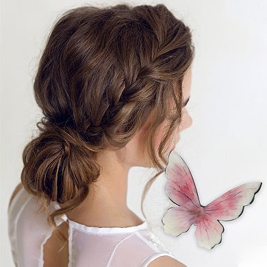 Gradient Duckbill Butterfly Hair Clips for Home 1 Pc