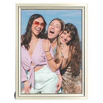 Wall Picture Frames for Wall or Tabletop, Modern Rectangle Photo Frame Display for Home Decor 6"x8"