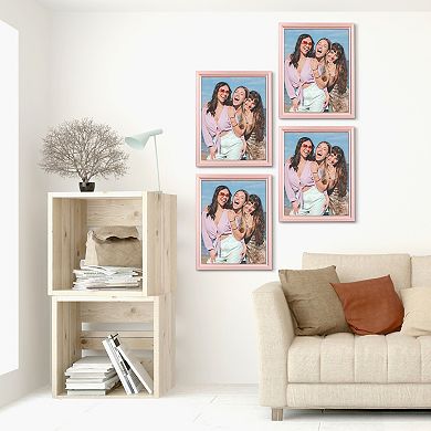 Wall Picture Frames for Wall or Tabletop, Modern Rectangle Photo Frame Display for Home Decor 6"x8"