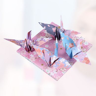 1 Set Origami Paper, Double Side 60 Sheets, Square Origami Paper Kit, Sakura Branch, 5.91"x5.91"