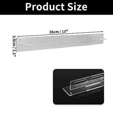 Acrylic Sunglasses Organizer Storage, Wall Mounted Eyeglasses Holder, Hanging Eyewear Display