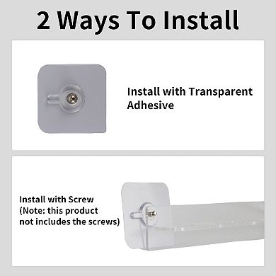 Acrylic Sunglasses Organizer Storage, Wall Mounted Eyeglasses Holder, Hanging Eyewear Display