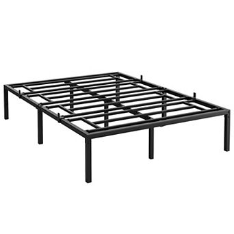 14 Inch Metal Platform Bed Frame,No Box Spring Needed,Heavy Duty Steel Slat Support