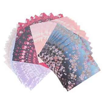 1 Set Origami Paper, Double Side 60 Sheets, Square Origami Paper Kit Cherry Blossoms 5.91"x5.91"