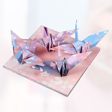 1 Set Origami Paper, Double Side 60 Sheets, Square Origami Paper Kit Cherry Blossoms 5.91"x5.91"