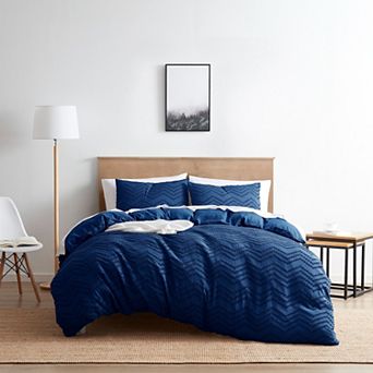 Nestl Boho Tufted Embroidery Double Brushed Duvet Cover with Button Closure