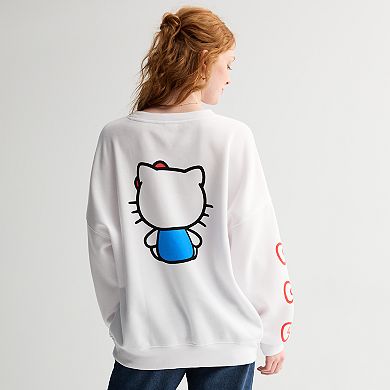 Juniors' Hello Kitty Cute Bows Graphic Pullover