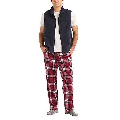Men's Nautica Cozy Fleece Plaid Pajama Pants