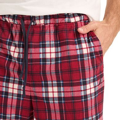 Men's Nautica Cozy Fleece Plaid Pajama Pants