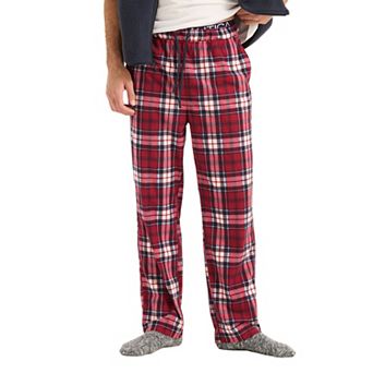 Men's Nautica Cozy Fleece Plaid Pajama Pants