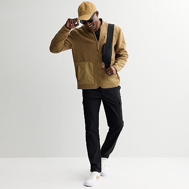 Men's FLX Faux Plush Mixed Media Jacket