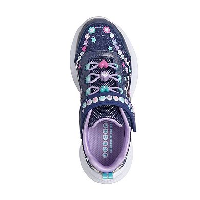 Skechers Jumpsters 2.0 Girls Cushioned Casual Sneakers Besties 4Ever