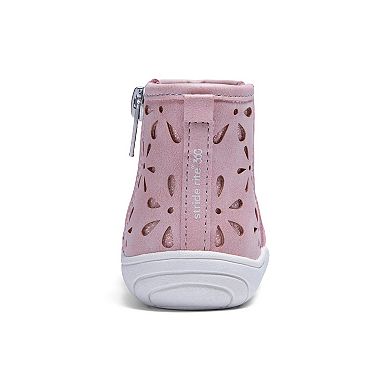 Stride Rite Bethany Toddler Girls Slip-On Ankle Boots With Cutout Design