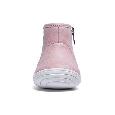 Stride Rite Bethany Toddler Girls Slip-On Ankle Boots With Cutout Design