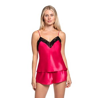 Women's Lilac+London Pajama Cami Top & Tap Pajama Shorts Set