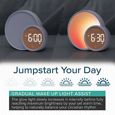 La Crosse Technology 617-1412 L'Eclipse Light Assist Digital Alarm Clock