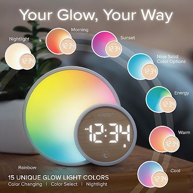 La Crosse Technology 617-1412 L'Eclipse Light Assist Digital Alarm Clock