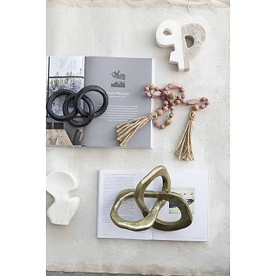 Storied Home Gold Abstract Metal Figurine Table Decor