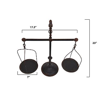 Storied Home Decorative Antique Balance Scale Table Decor