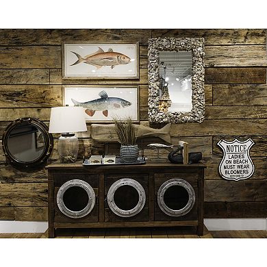 Storied Home Distressed Resin Whale Bookends 2-pc. Set