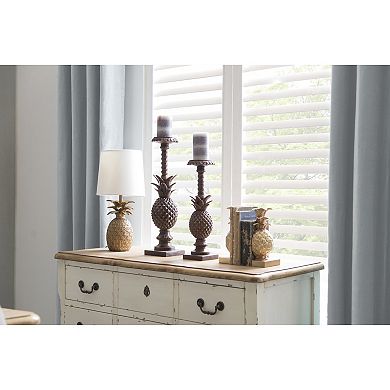 Storied Home Pineapple Resin Bookends 2-pc. Set