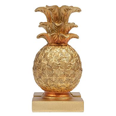 Storied Home Pineapple Resin Bookends 2-pc. Set