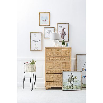 Storied Home Small Distressed Stoneware Boot Vase Table Decor 4-pc. Set