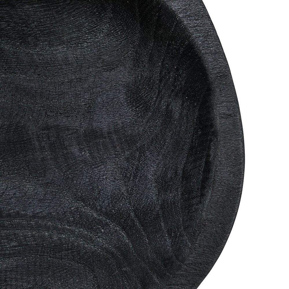 Hand-Carved Paulownia Wood Bowl main image 0