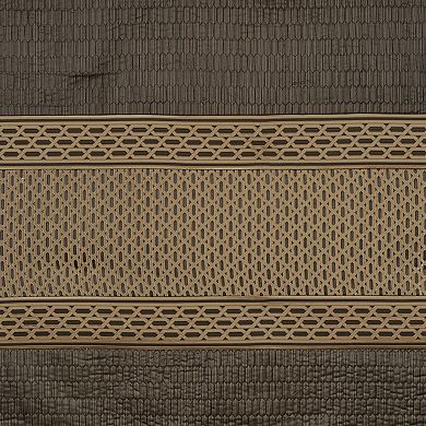 Five Queens Court Melbourne Bronze Comforter Set with Sham