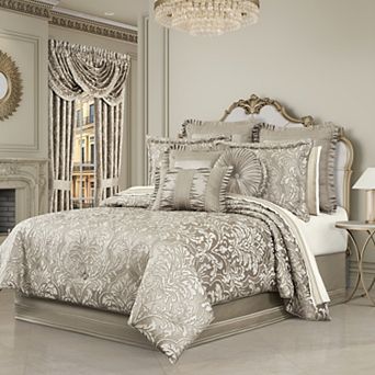 Five Queens Court Branson Flax Comforter Set or Euro Sham