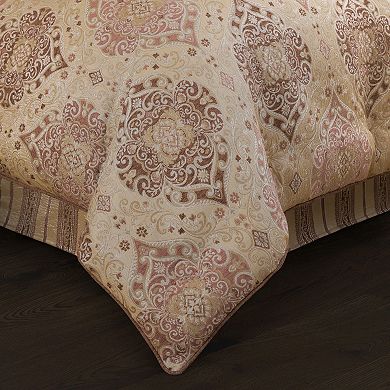 Five Queens Court Wallace Terracotta Comforter Set or Euro Sham