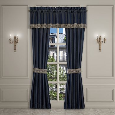 Five Queens Court Excel Royal Blue Window Straight Valance