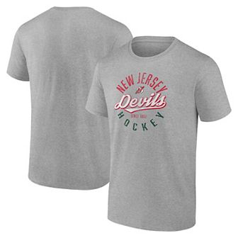 Men's Fanatics New Jersey Devils Hockey Emblem Heritage Graphic Tee