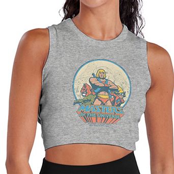 Juniors' Masters of the Universe Classic Logo Cropped Graphic Tank