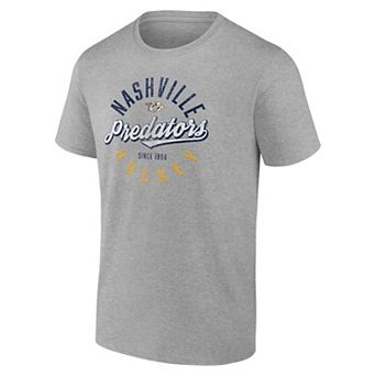 Men's Fanatics Nashville Predators Hockey Emblem Heritage Graphic Tee