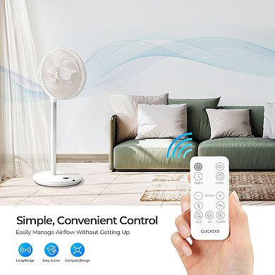 CUCKOO 360-Degree Rotation Standing Fan