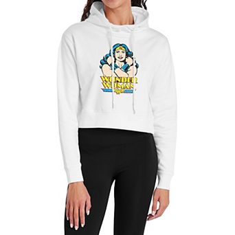 Juniors' DC Comics Wonder Woman Amazon Warrior Cropped Hoodie