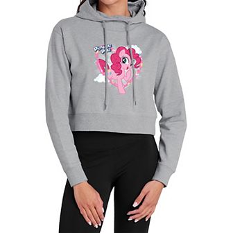 Juniors' My Little Pony Pinkie Pie Fun Crop Sweatshirt