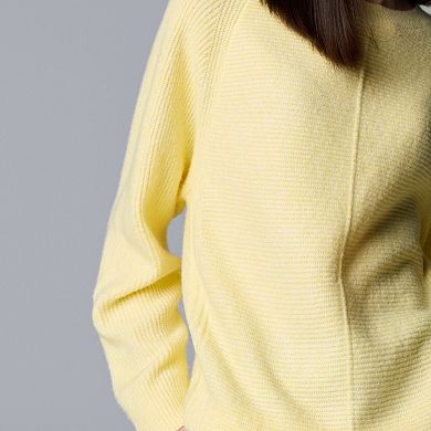 Petite Simply Vera Vera Wang Crewneck Pullover Sweater