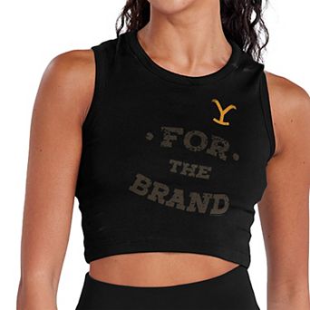 Juniors' Yellowstone Ranch Pride Cropped Tank