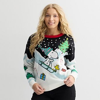Women's Jollidays Long Sleeve Holiday Crewneck Sweater