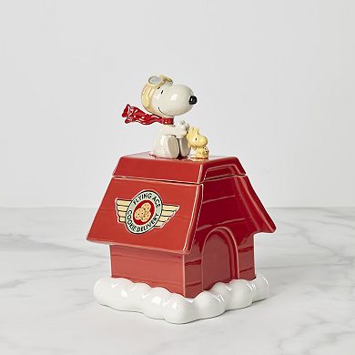 Lenox Chef Snoopy Figural Cookie Jar