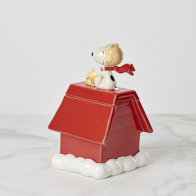 Lenox Chef Snoopy Figural Cookie Jar