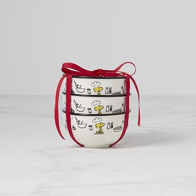 Lenox Chef 3-Piece Snoopy Mini Bowls