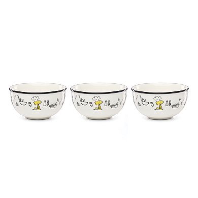 Lenox Chef 3-Piece Snoopy Mini Bowls