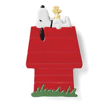 Lenox Peanuts Snoopy & Woodstock House Trivet