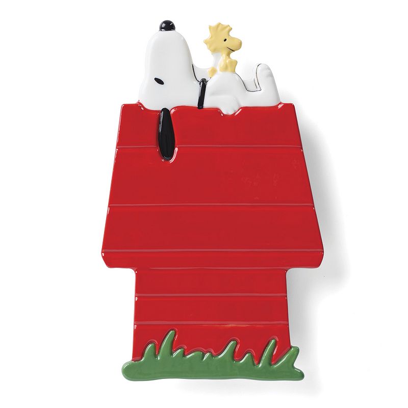 Lenox Peanuts Snoopy & Woodstock House Trivet, Multi