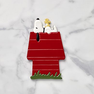 Lenox Peanuts Snoopy & Woodstock House Trivet