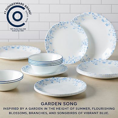 Corelle® Vitrelle® Garden Song 12-piece Dinnerware Set
