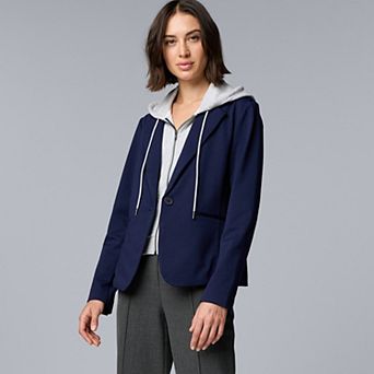 Women's Simply Vera Vera Wang Hooded Blazer